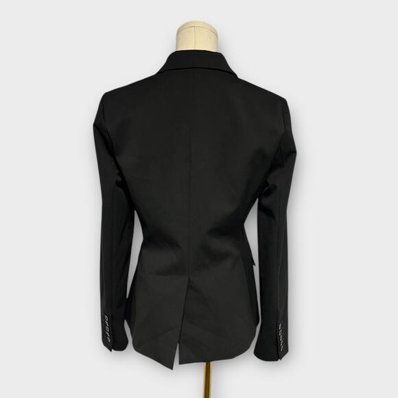 Banana Republic Black Double Breasted Blazer Size 6 - Picture 3 of 8